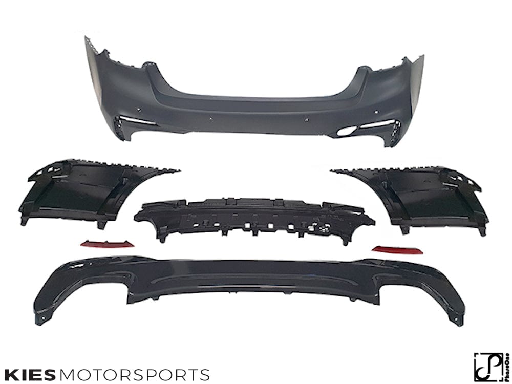 2017-2020 BMW 5 Series (G30 / G31) Pre-LCI M Sport Style Rear Bumper C ...