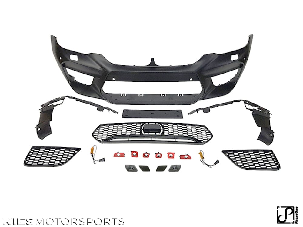 Kies Motorsports — additional view of 2017-2020 BMW 5 Series (G30 / G31) Pre-LCI "M5 Style" Front Bumper Conversion