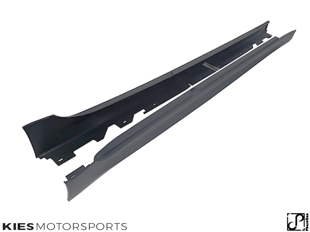 Kies Motorsports — front angle view of 2017+ BMW 5 Series (G30 / G31) "M5 & M Sport Style" Side Skirt Conversion Main image