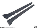 Kies Motorsports — close-up detail of 2017+ BMW 5 Series (G30 / G31) "M5 & M Sport Style" Side Skirt Conversion