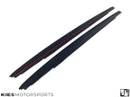 Kies Motorsports — close-up detail of 2017+ BMW 5 Series (G30 / G31) Performance Style Side Skirt Extensions