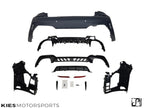 Kies Motorsports — alternate angle of 2019-2022 BMW 3 Series (G20) M Performance Style Rear Bumper Conversion