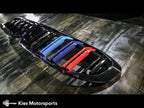 Kies Motorsports — BMW G20 dual slat kidney grille, front angle showing aggressive styling, G20