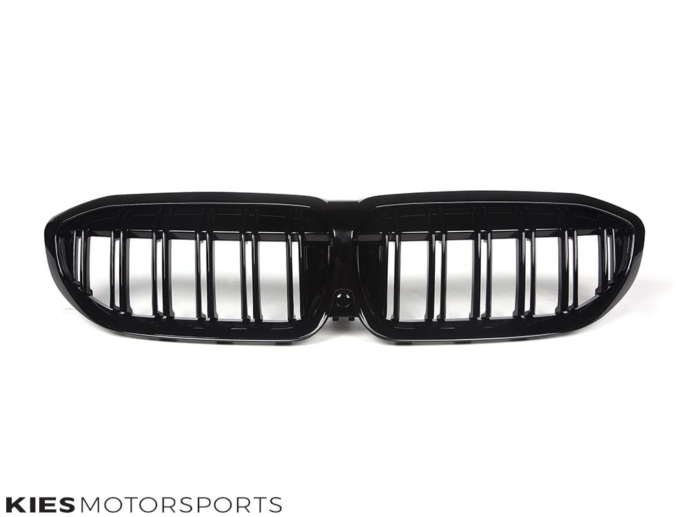 Kies-Motorsports Kies Motorsports 2019-2022 BMW G20 3 Series Dual Slat Kidney Grilles (Various Finishes) Gloss Black