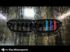 Kies Motorsports — BMW G20 dual slat kidney grille, installed on vehicle, rear three-quarter view, G20