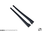 Kies Motorsports — front angle view of 2019-2024 BMW G20 3 Series M Sport & M340i Style Side Skirt Rocker Panel Conversion