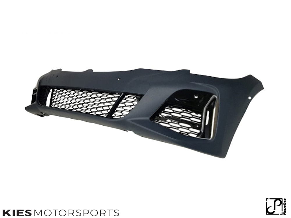 Kies Motorsports — installed on-vehicle shot of 2019-2022 BMW G20 3 Series M340 /  M Sport Style Front Bumper Conversion (Pre-LCI Only) with 4 PDC