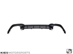 Kies Motorsports — BMW G20 rear diffuser, front angle showing aggressive styling, G20