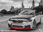 Kies Motorsports — rear angle view of BMW 3 Series (F30) "M3 Conversion" Performance Style Front Lip