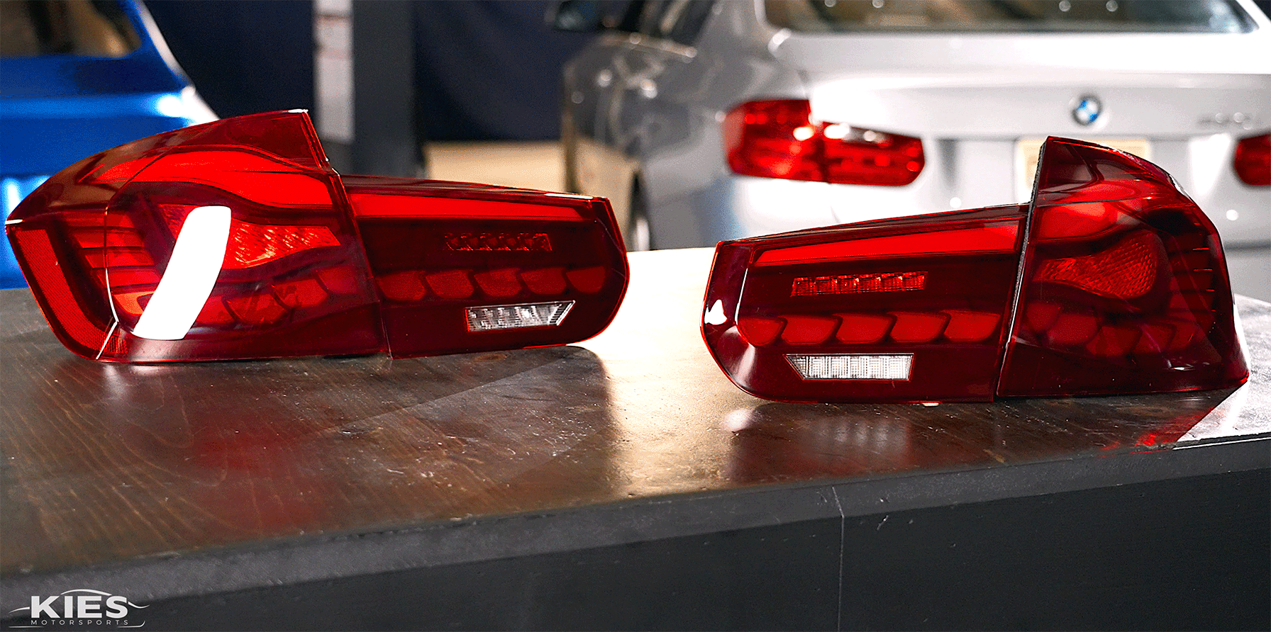 Kies-Motorsports Kies Motorsports BMW 3 Series (F30) & M3 (F80) GTS Style OLED Sequential Tail Lights SET (V1)