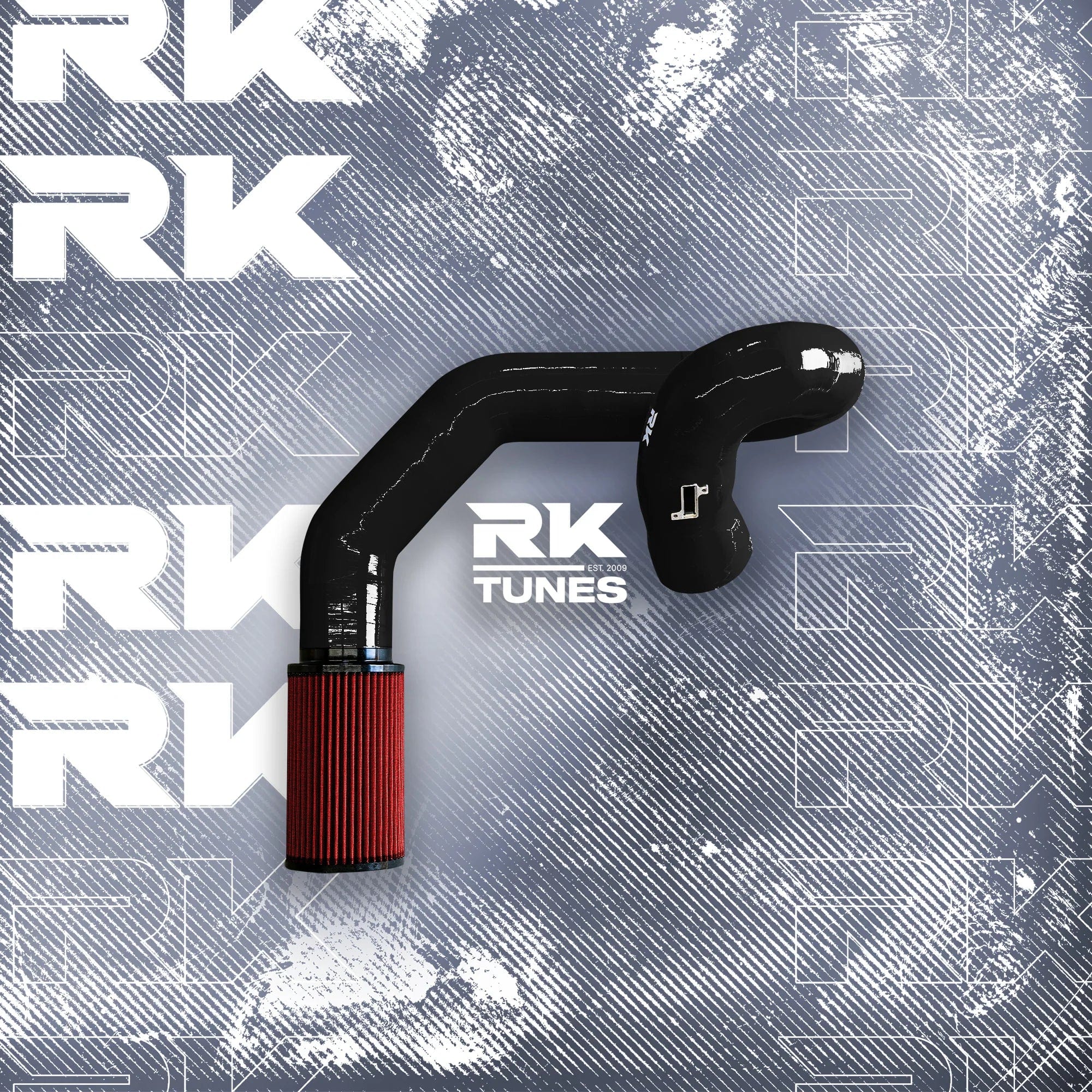 Kies-Motorsports Kies Motorsports BMW F-Series B58 Front Mount Intake Black / Red Air Filter Main image