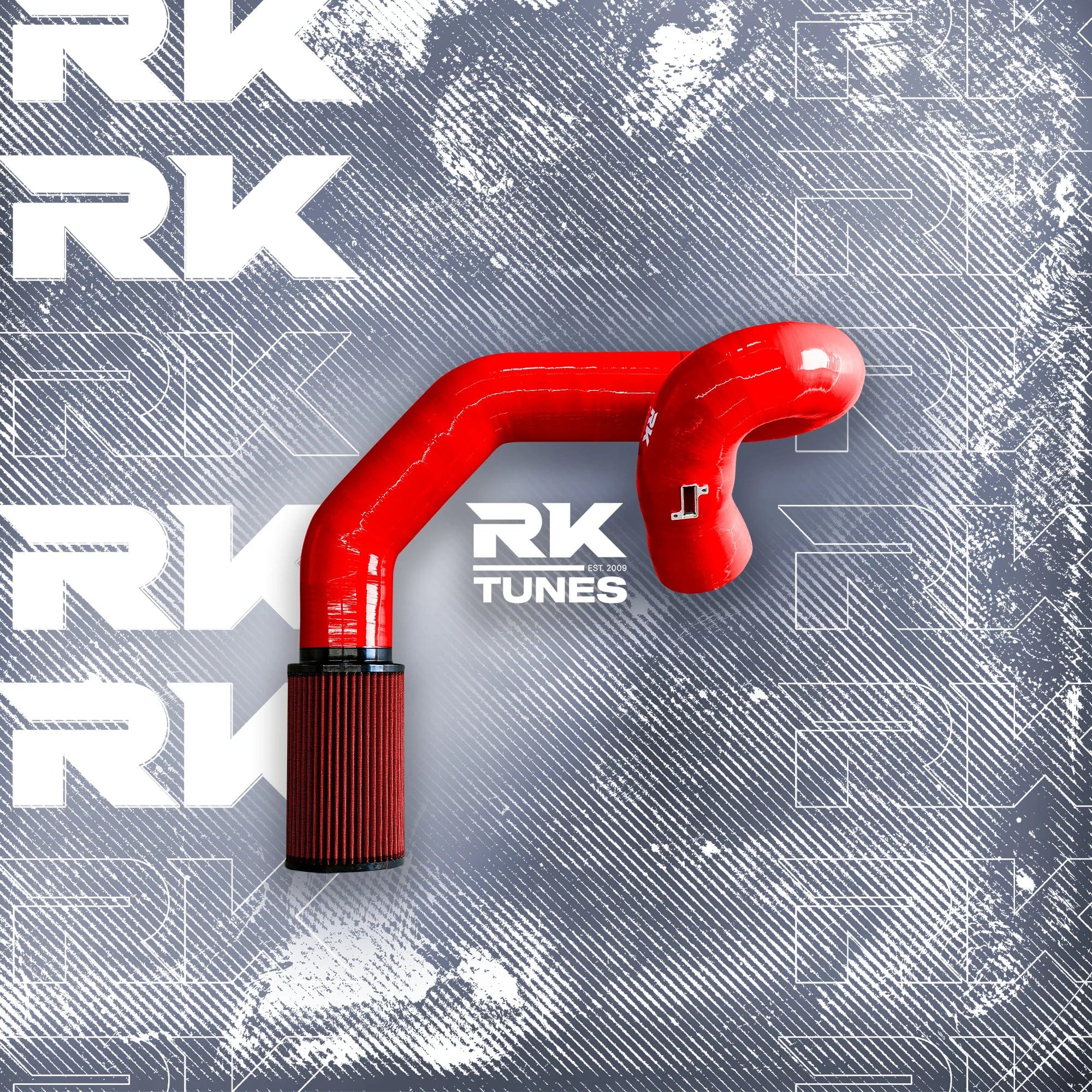 Kies-Motorsports Kies Motorsports BMW F-Series B58 Front Mount Intake Red / Red Air Filter