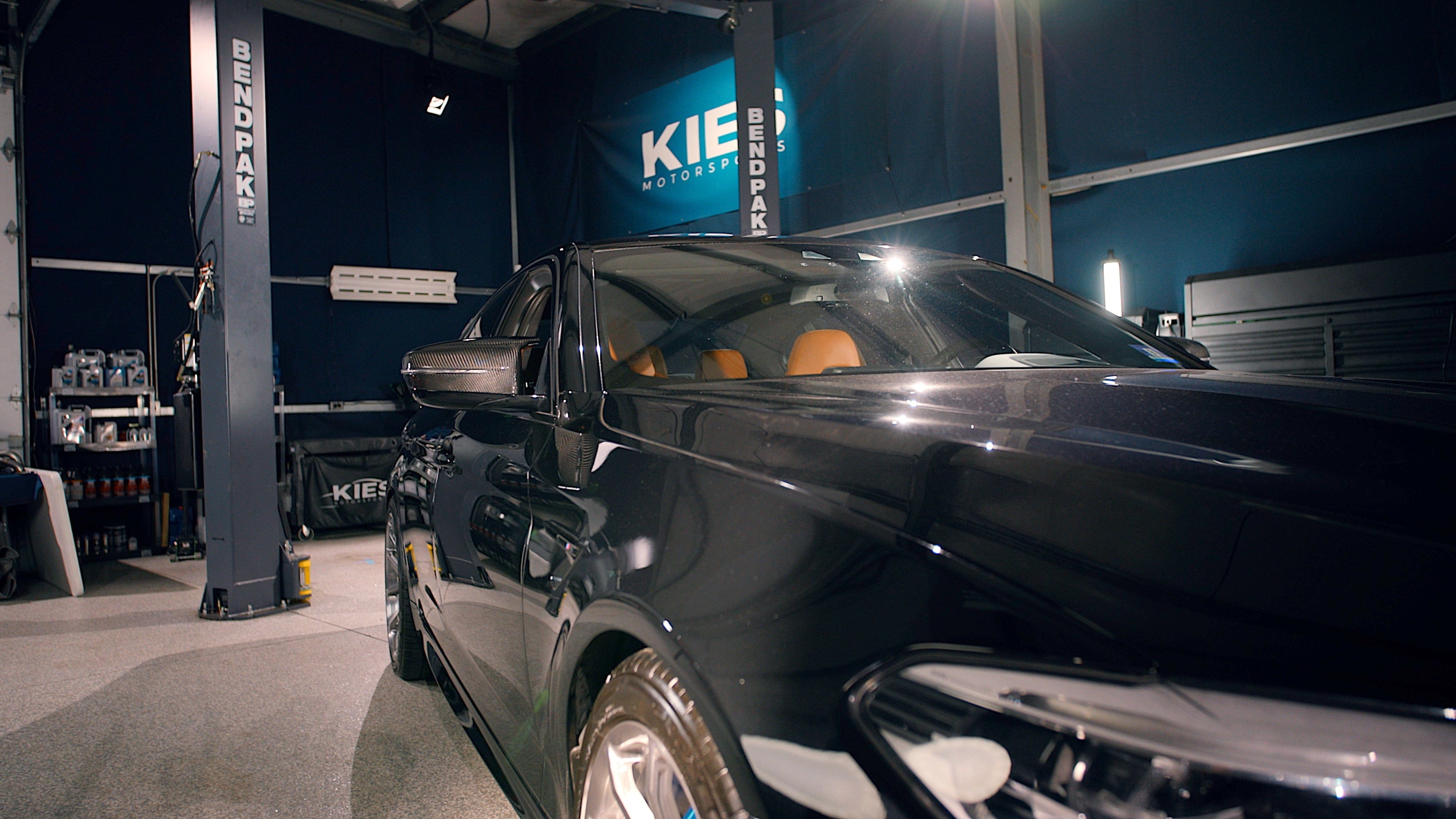 Kies Motorsports — packaging/product overview of BMW F90 M5 & M8 Carbon Fiber Mirror Cap Set