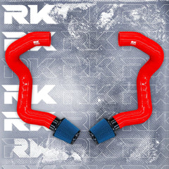 Kies-Motorsports Kies Motorsports BMW F90 M5 M8 / G30 2020+ M550i Front Mount Intakes Red / Blue Air Filter / M5/M8