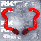 Kies-Motorsports Kies Motorsports BMW F90 M5 M8 / G30 2020+ M550i Front Mount Intakes Red / Red Air Filter / M5/M8