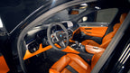 Kies Motorsports — close-up detail of BMW F90 M5 Pre-LCI Carbon Fiber Interior Trim Overlay Kit
