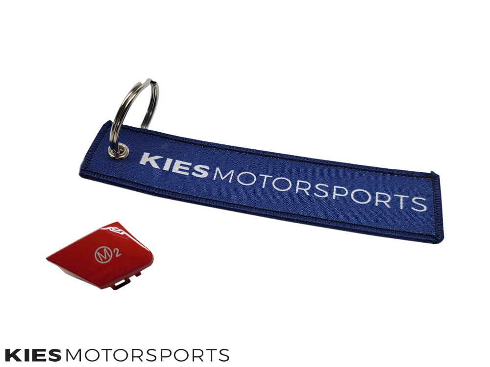 Kies Motorsports — rear angle view of BMW M1 M2 Individual Buttons - Blue and Red - F8X