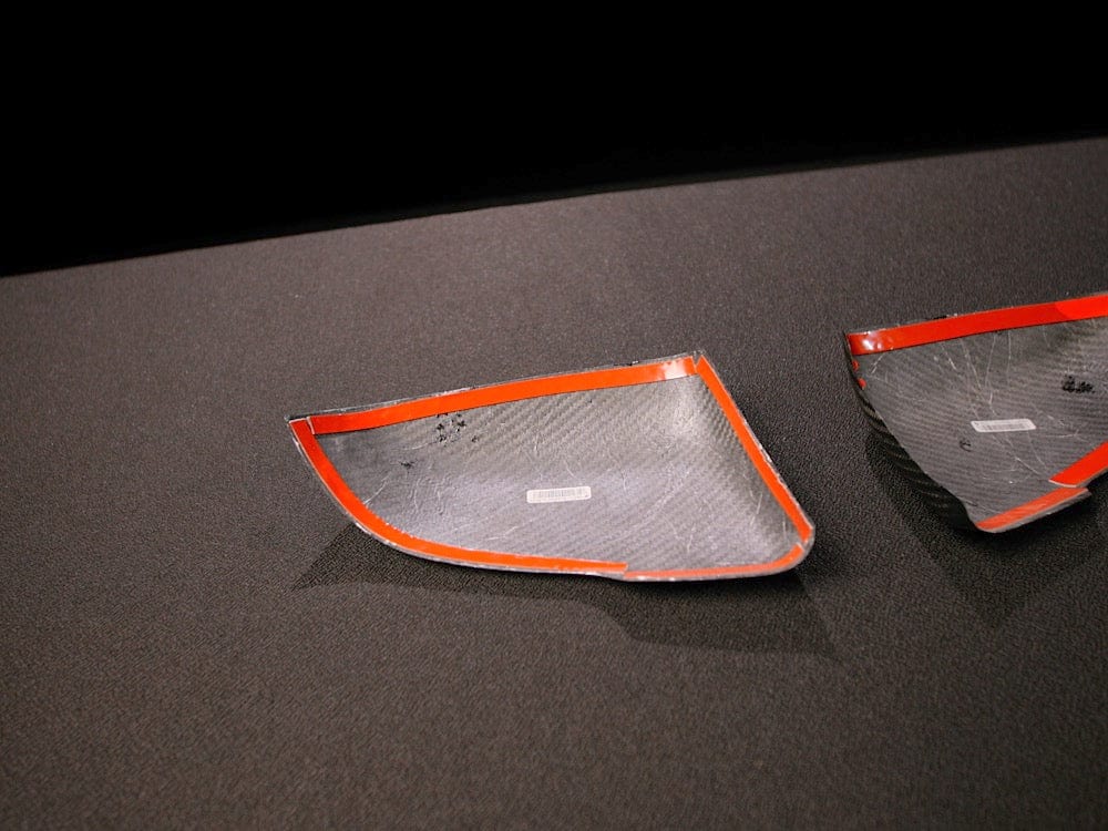 Kies Motorsports — alternate angle of Kies Supra Dry Carbon Fiber Veneer Mirror Covers