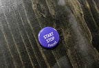 Kies Motorsports — detailed texture shot of Colored Start Stop Buttons for BMW E & F Chassis Vehicle (Various Colors) - BMW E / F Series