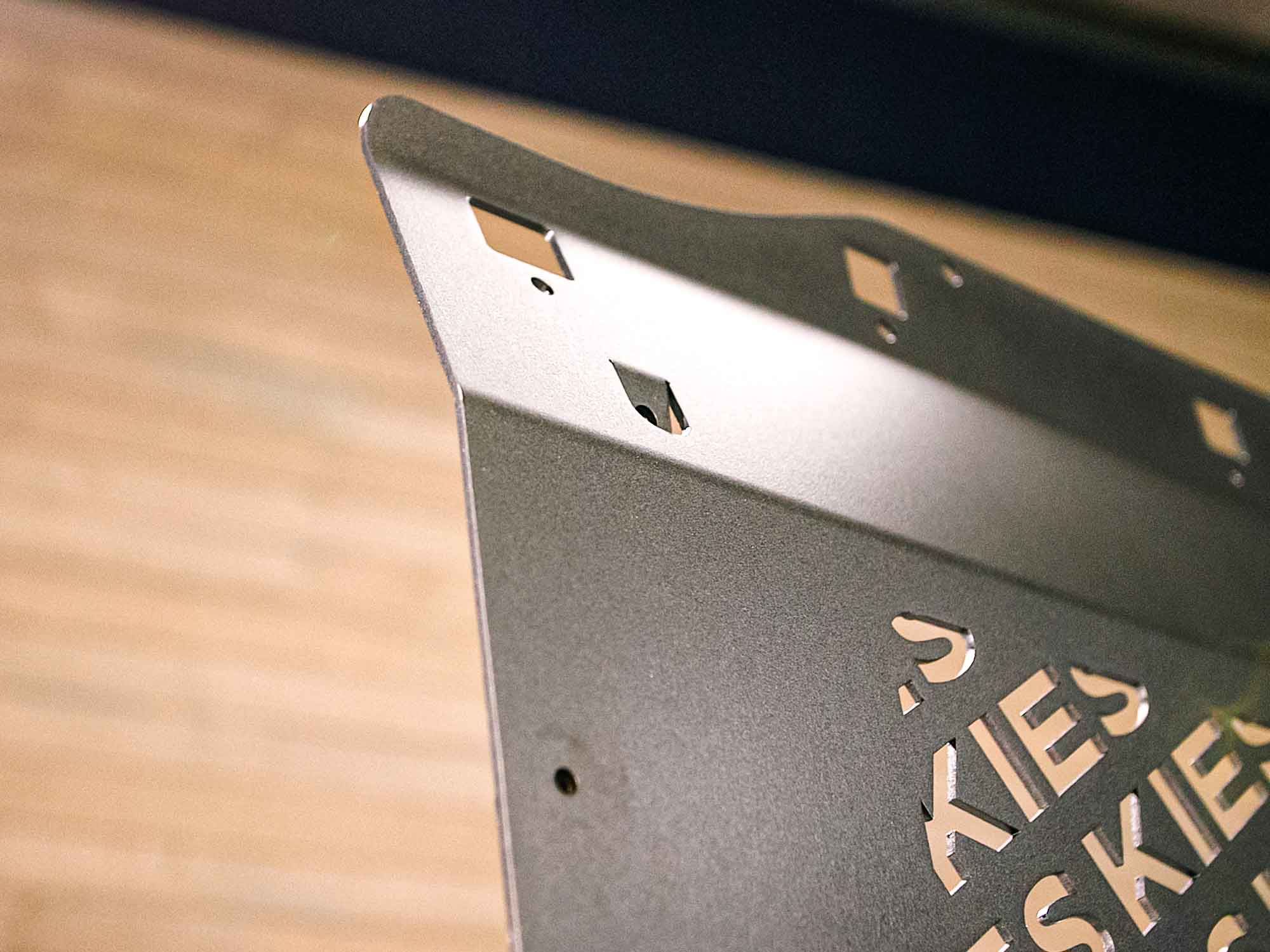 Kies Motorsports — rear angle view of G90/G99 M5 OEM Style Aluminum Skid Plate