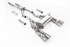 Kies-Motorsports Kies Motorsports GPF / OPF BACK ROAD EXHAUST SYSTEM WITH POLISHED GT-90 TRIMS
