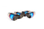 Kies-Motorsports Kies Motorsports GPF / OPF BACK ROAD EXHAUST SYSTEM WITH POLISHED GT-90 TRIMS Burnt Titanium