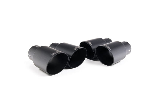 Kies-Motorsports Kies Motorsports GPF / OPF BACK ROAD EXHAUST SYSTEM WITH POLISHED GT-90 TRIMS Cerakote Black