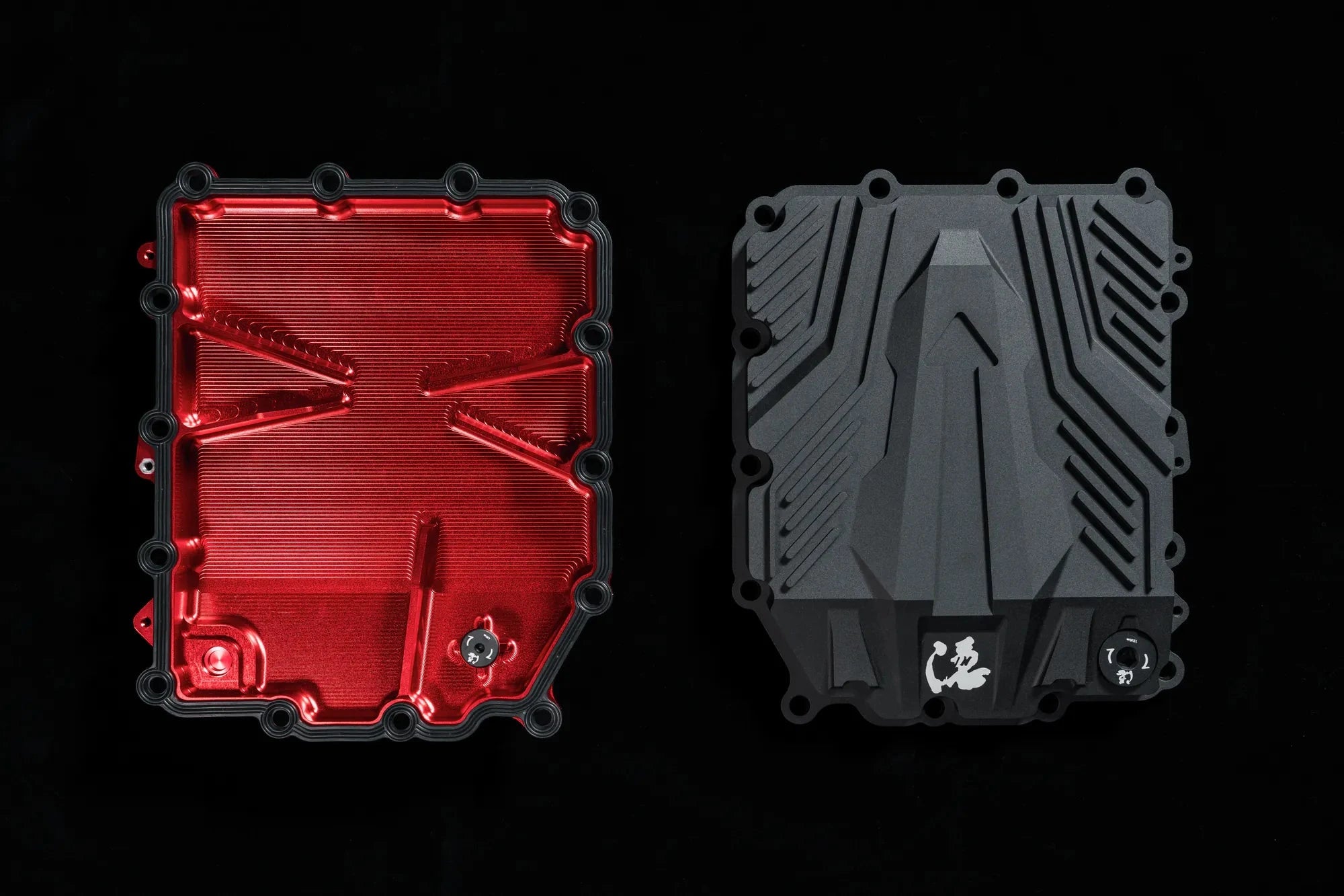 Kies Motorsports — installed on-vehicle shot of IN DCT 7 Speed ‍Aluminum Transmission Oil Pan (E9X, E89, F06, F10, F12, F13, F8X)