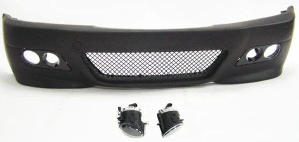 Kies Motorsports — alternate angle of Kies Motorsports 2000-2006 BMW E46 "M3 Style" Front Bumper Coupe Convert