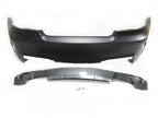 Kies Motorsports — front angle view of Kies Motorsports 2008-2013 BMW E82 1 Series "M1/1M Style" Rear Bumper Quad Diffuser
