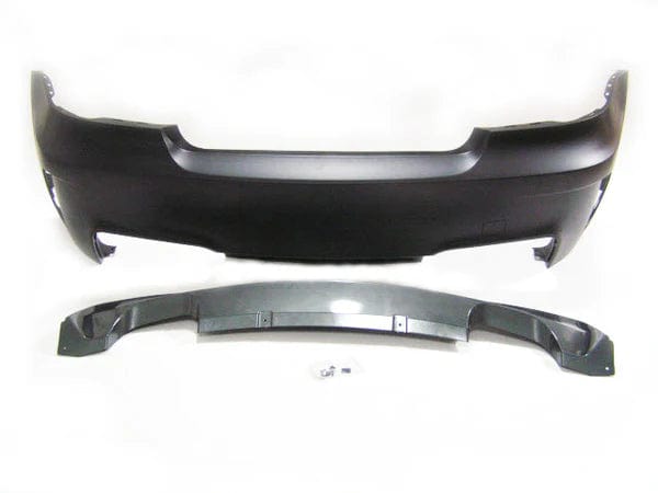Kies Motorsports — front angle view of Kies Motorsports 2008-2013 BMW E82 1 Series "M1/1M Style" Rear Bumper Quad Diffuser Main image