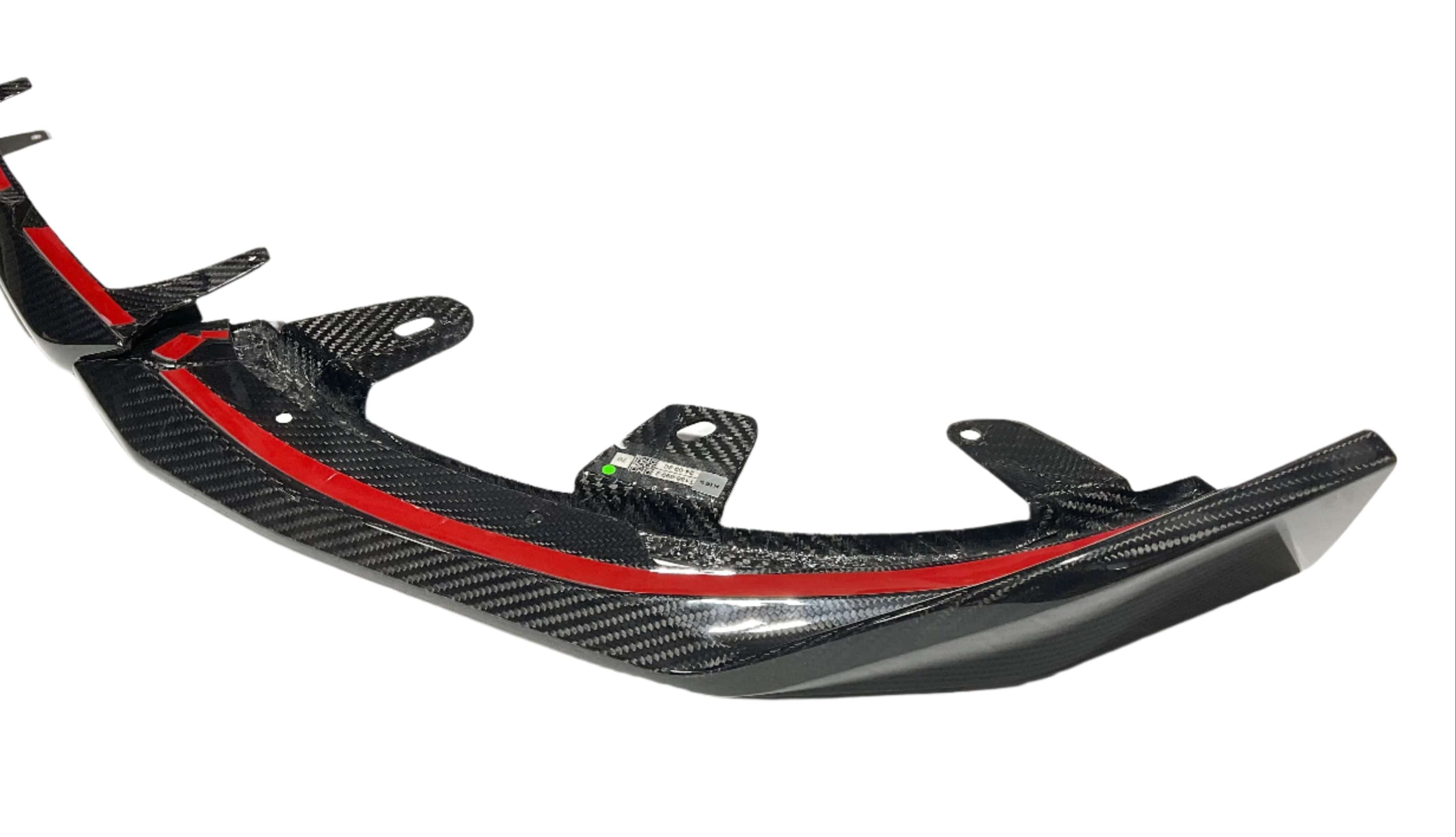 Kies Motorsports — installed on-vehicle shot of Kies Carbon BMW G42 M240i Dry Carbon Fiber Front Lip