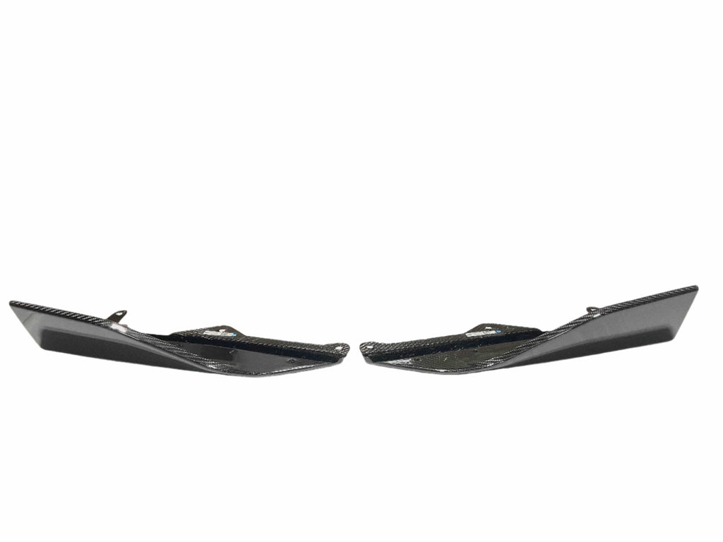 Kies Motorsports — rear angle view of Kies BMW G42 M240i Dry Carbon Fiber Modern Performance Side Skirts
