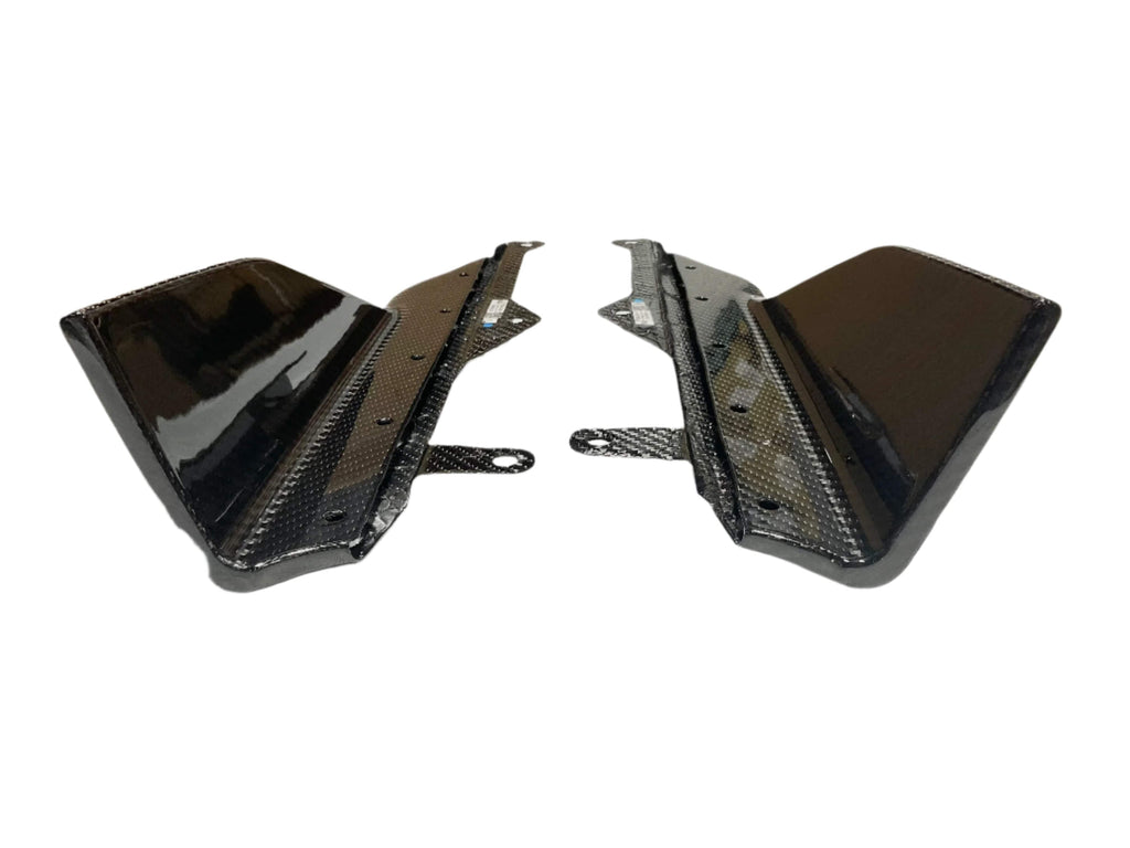 Kies Motorsports — close-up detail of Kies BMW G42 M240i Dry Carbon Fiber Modern Performance Side Skirts
