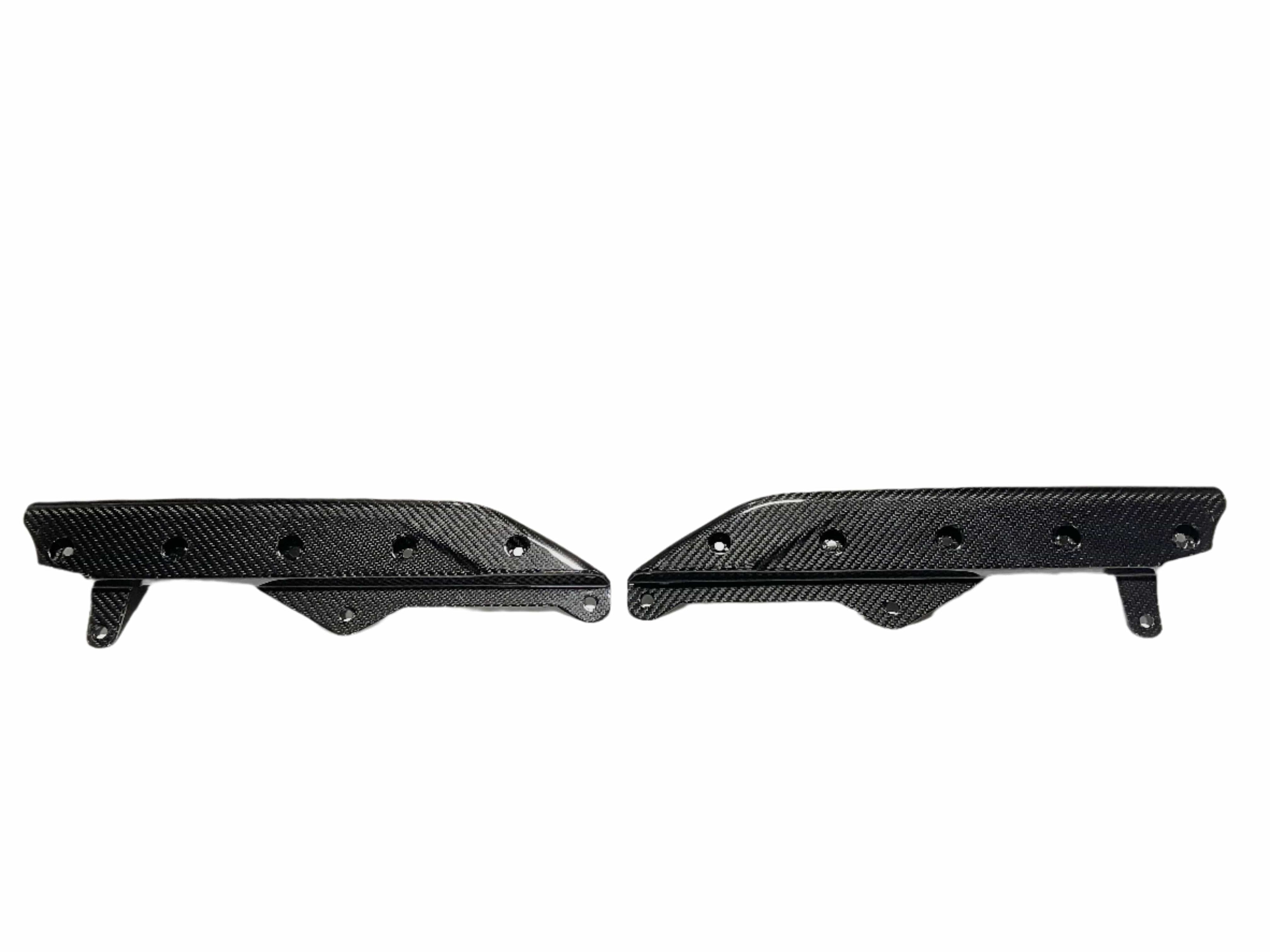 Kies Motorsports — detailed texture shot of Kies BMW G42 M240i Dry Carbon Fiber Modern Performance Side Skirts