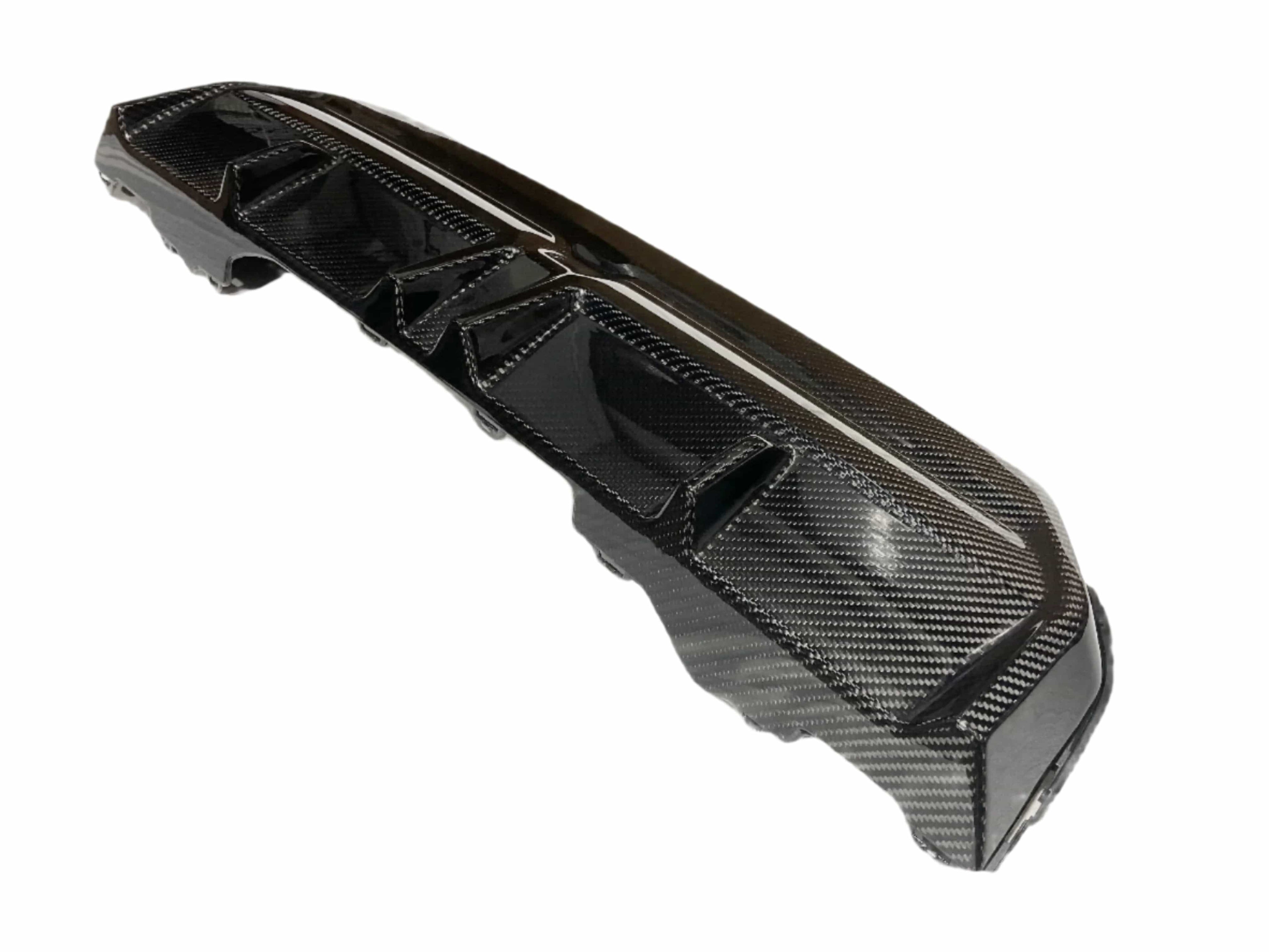 Kies Motorsports — rear angle view of Kies BMW G42 M240i Dry Carbon Fiber Modern Performance Style Rear Diffuser