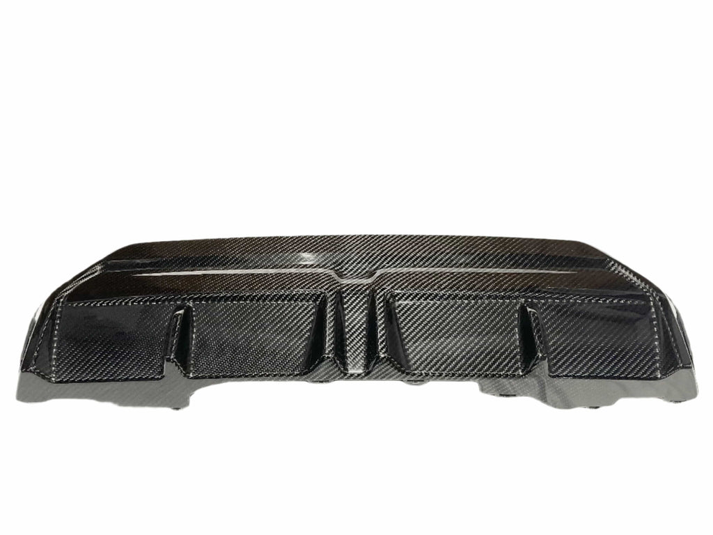 Kies Motorsports — front angle view of Kies BMW G42 M240i Dry Carbon Fiber Modern Performance Style Rear Diffuser