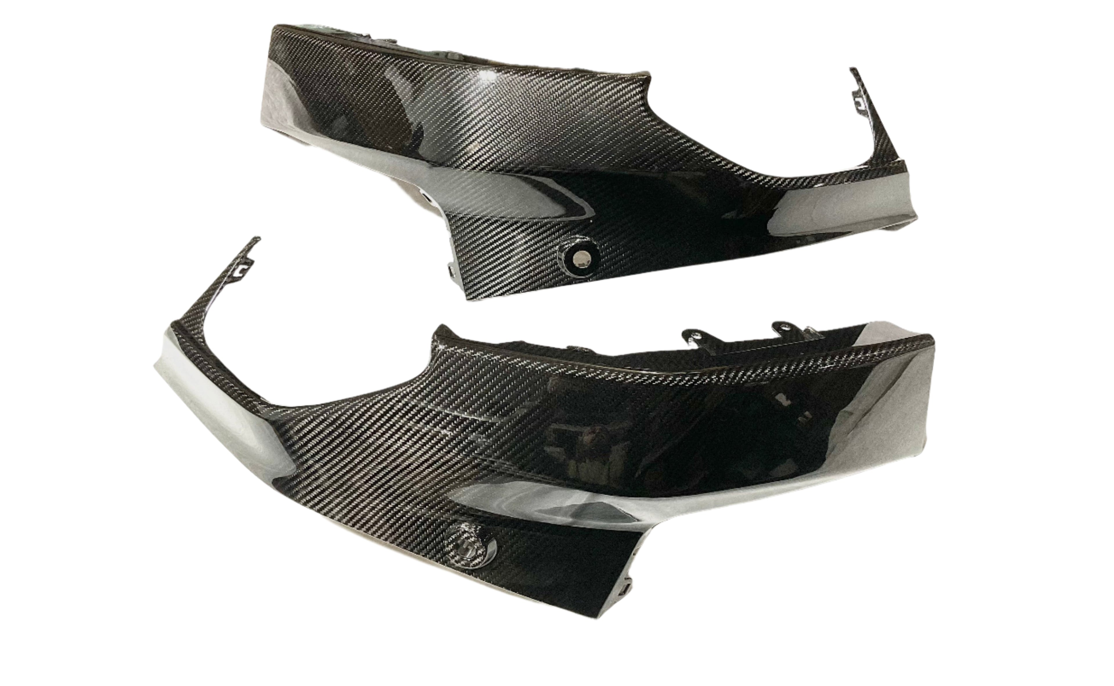 Kies Motorsports — close-up detail of Kies BMW G42 M240i Dry Carbon Fiber OEM Style Side Diffuser