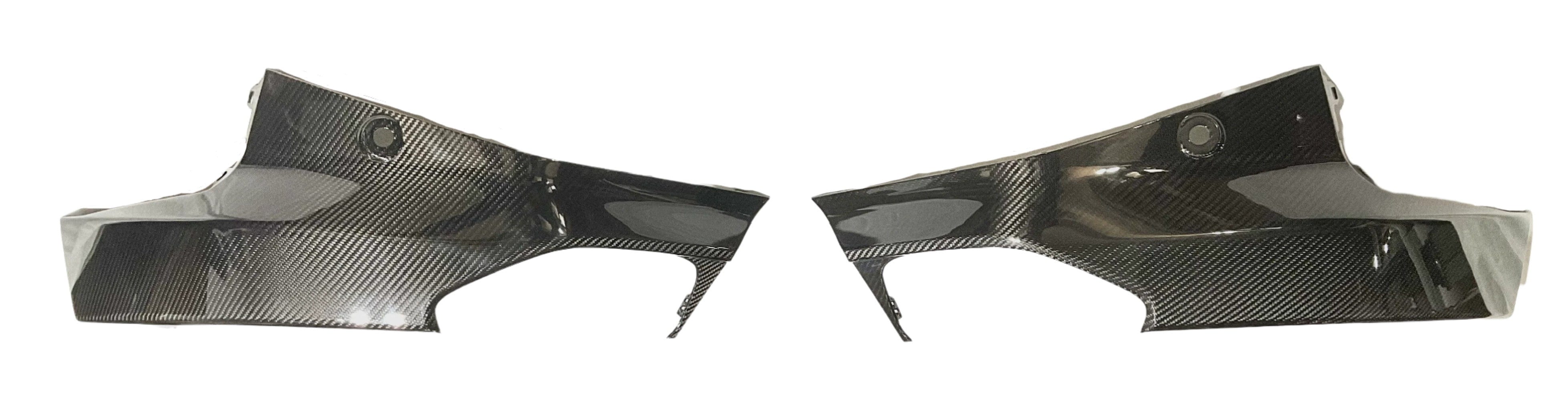 Kies Motorsports — front angle view of Kies BMW G42 M240i Dry Carbon Fiber OEM Style Side Diffuser Main image