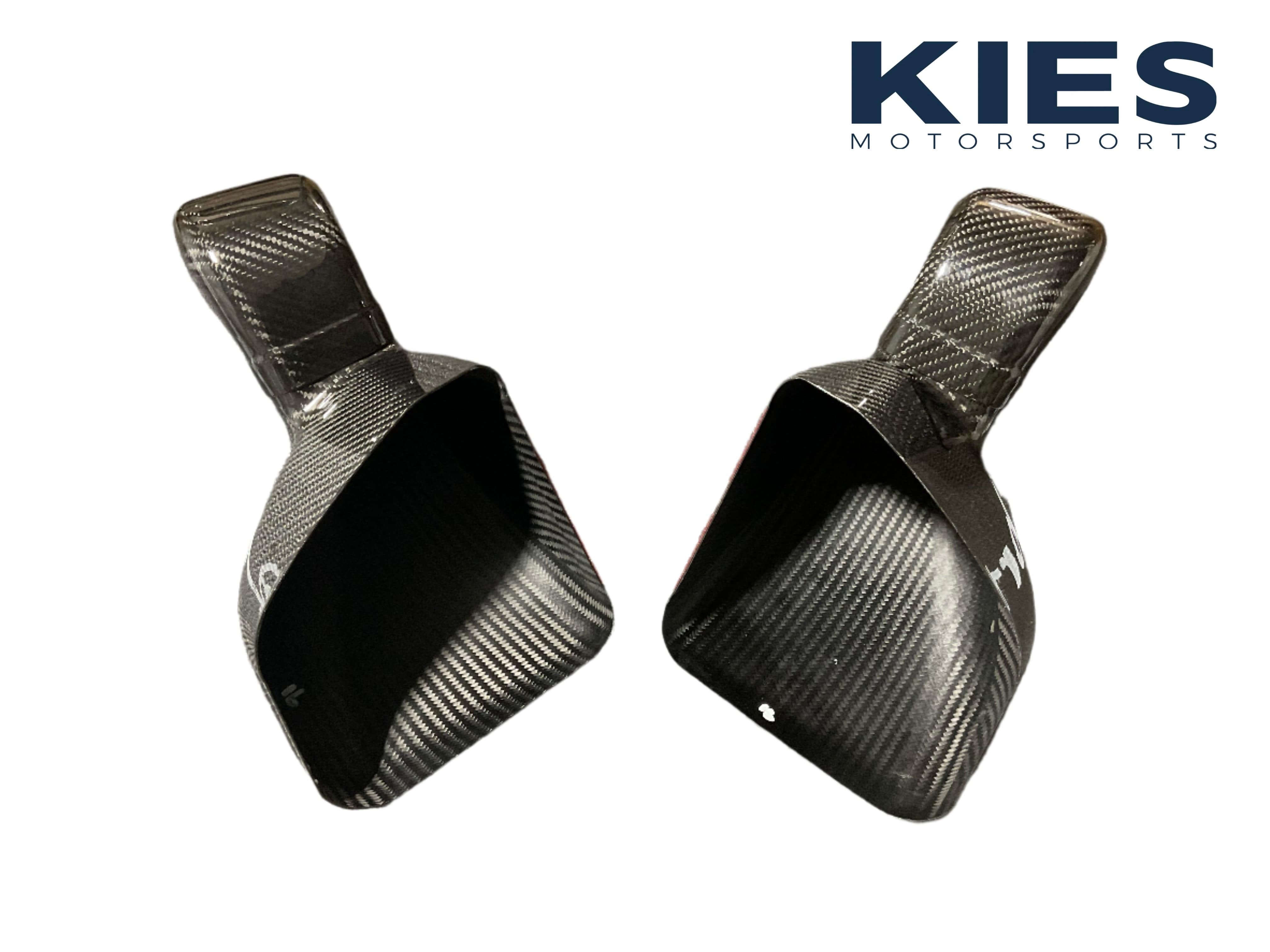 Kies Motorsports — Kies Carbon carbon fiber upgrade — Kies BMW G8X Dry Carbon Fiber Air Intake Set (2 pcs) Main image