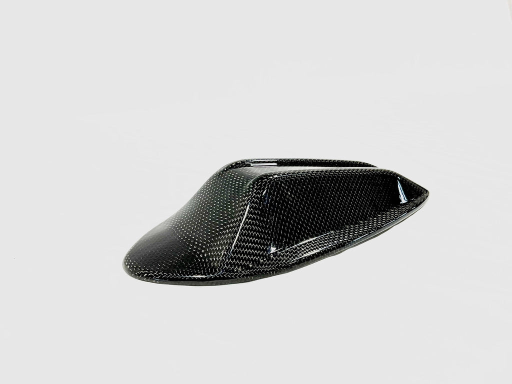 Kies Motorsports — Kies Carbon 1x1 carbon fiber shark fin antenna overlay for BMW G Series on white background