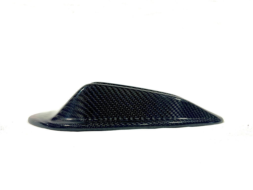 Kies Motorsports — Kies Carbon 2x2 carbon fiber shark fin antenna overlay for BMW G Series on white background