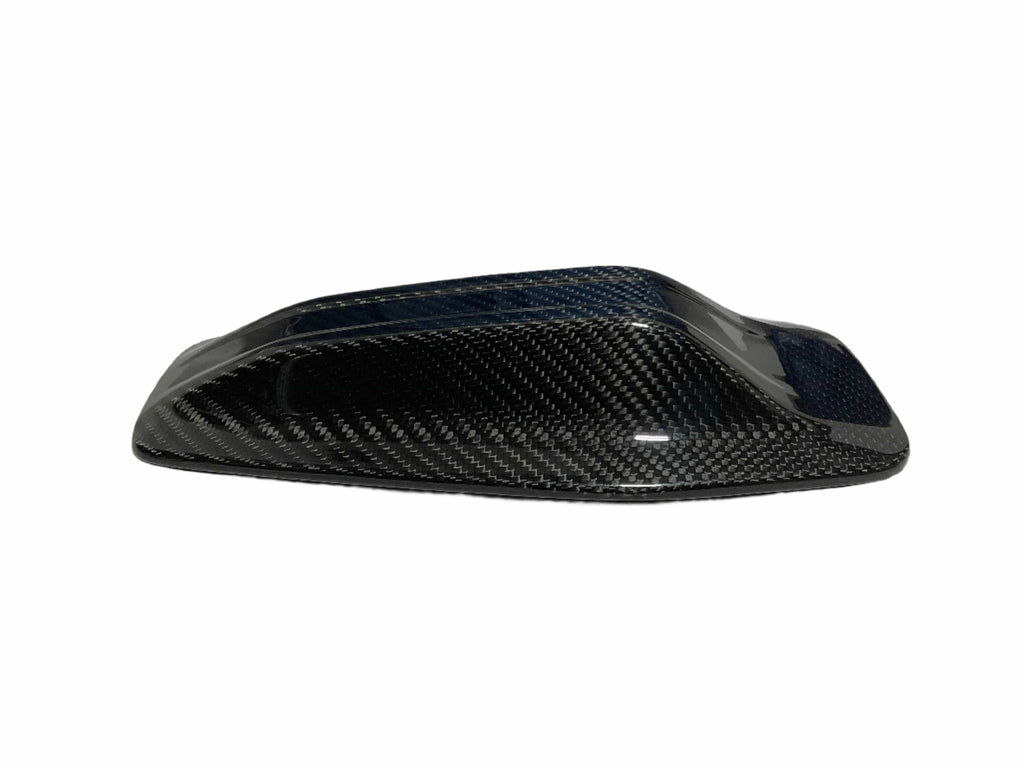 Kies Motorsports — front angle view of Kies Carbon BMW 5 Series G60/G90 Dry Carbon Fiber Antenna Cover