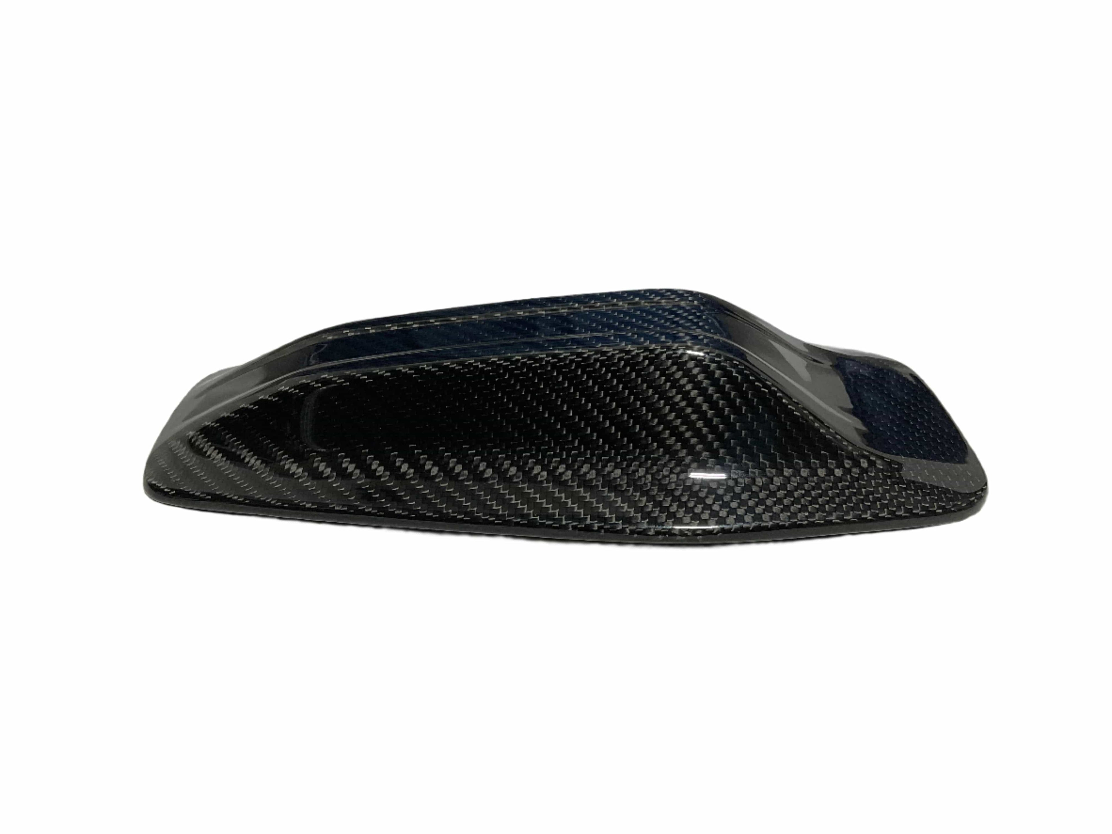 Kies Motorsports — front angle view of Kies Carbon BMW 5 Series G60/G90 Dry Carbon Fiber Antenna Cover