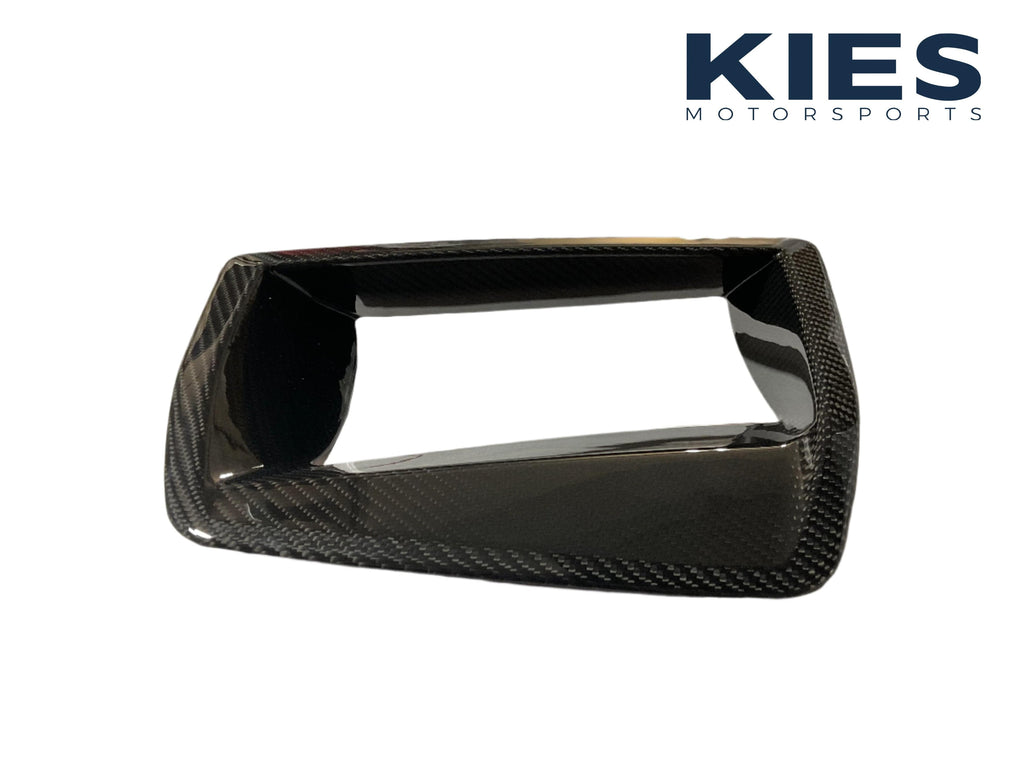 Kies Motorsports — close-up detail of Kies Carbon - BMW G80/81/82/83 Pre-LCI Dry Carbon Fiber HUD Cover