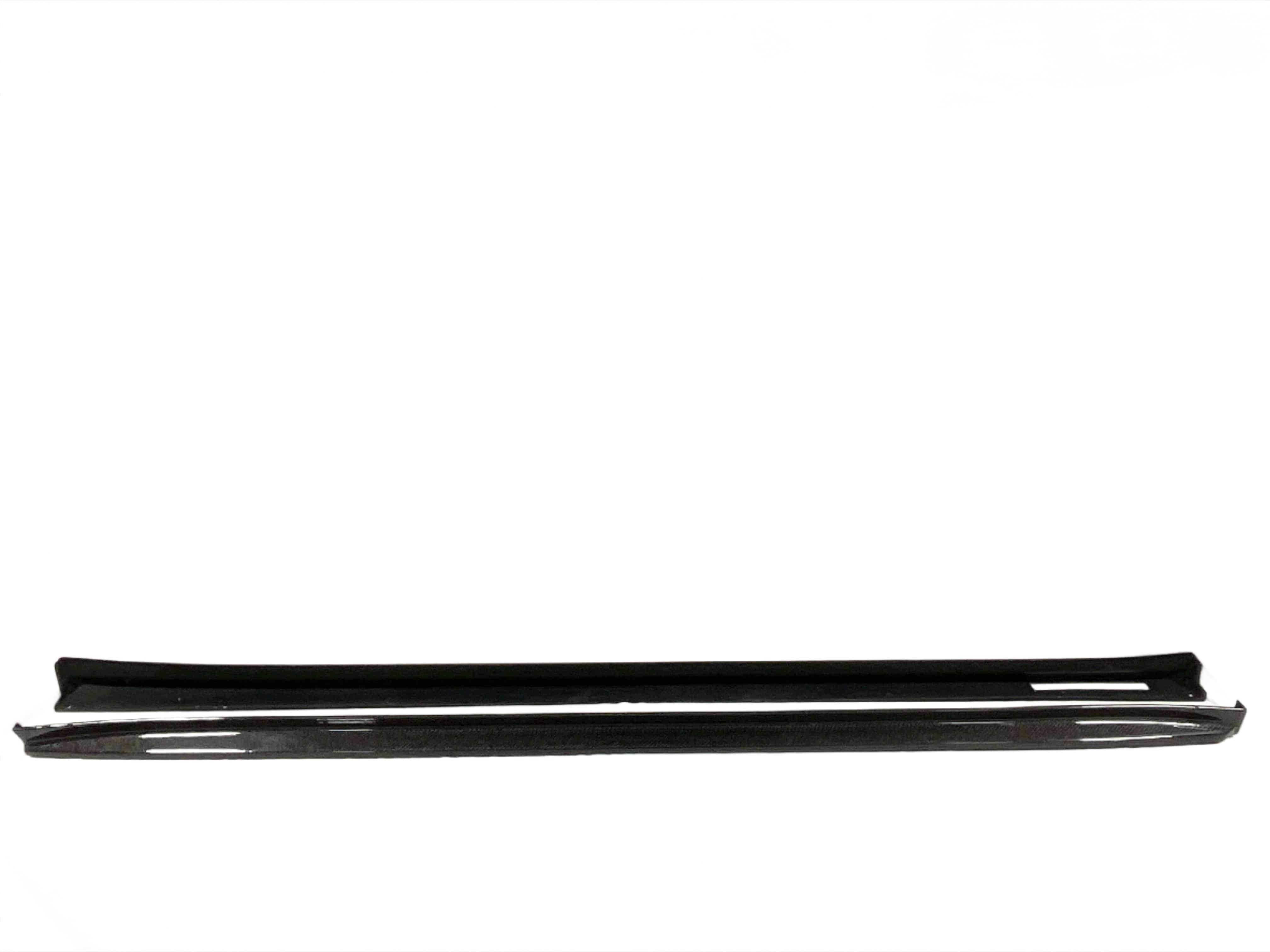 Kies Motorsports — front angle view of Kies Carbon F97/F98 X3M/X4M 2019-2021 M Style Dry Carbon Fiber Side Skirts (Pre-LCI) Main image