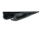 Kies Motorsports — installed on-vehicle shot of Kies Carbon F97/F98 X3M/X4M 2019-2021 M Style Dry Carbon Fiber Side Skirts (Pre-LCI)