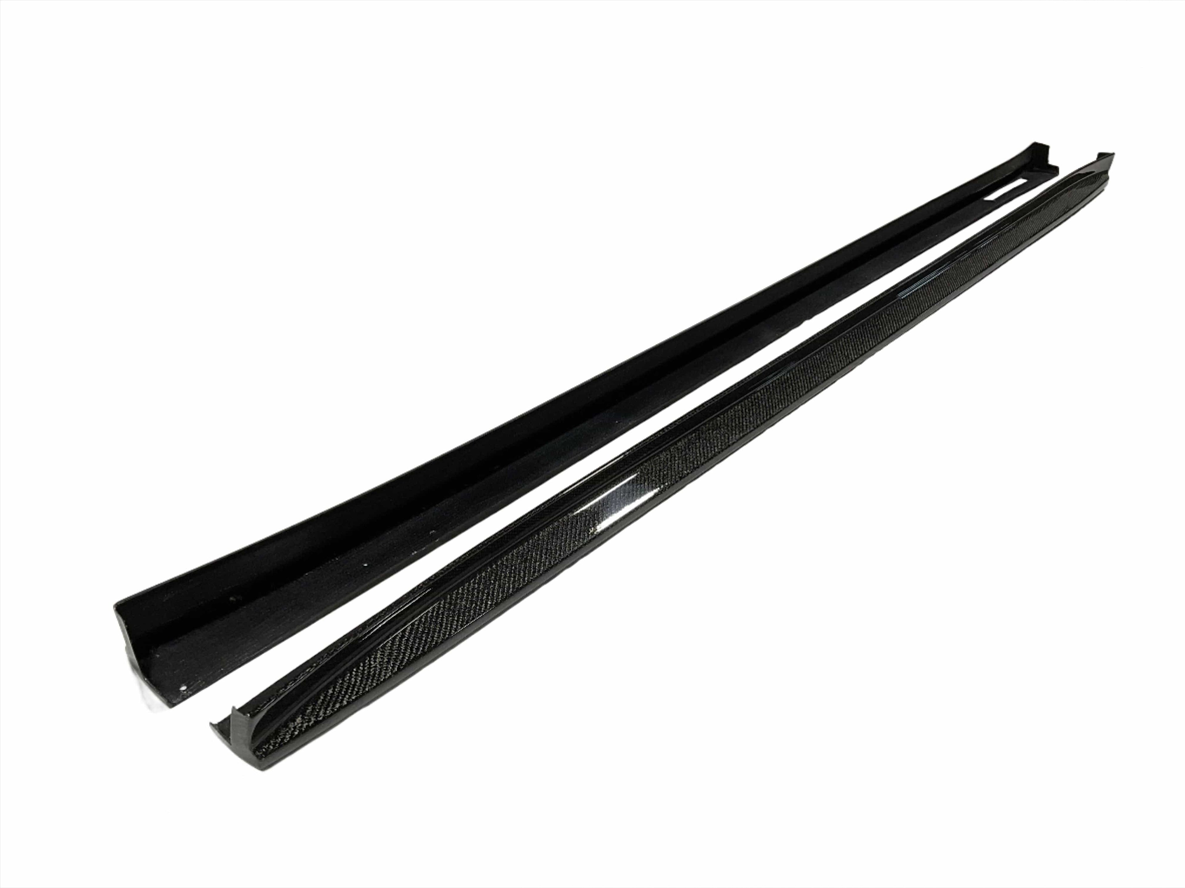 Kies Motorsports — alternate angle of Kies Carbon F97/F98 X3M/X4M 2019-2021 M Style Dry Carbon Fiber Side Skirts (Pre-LCI)
