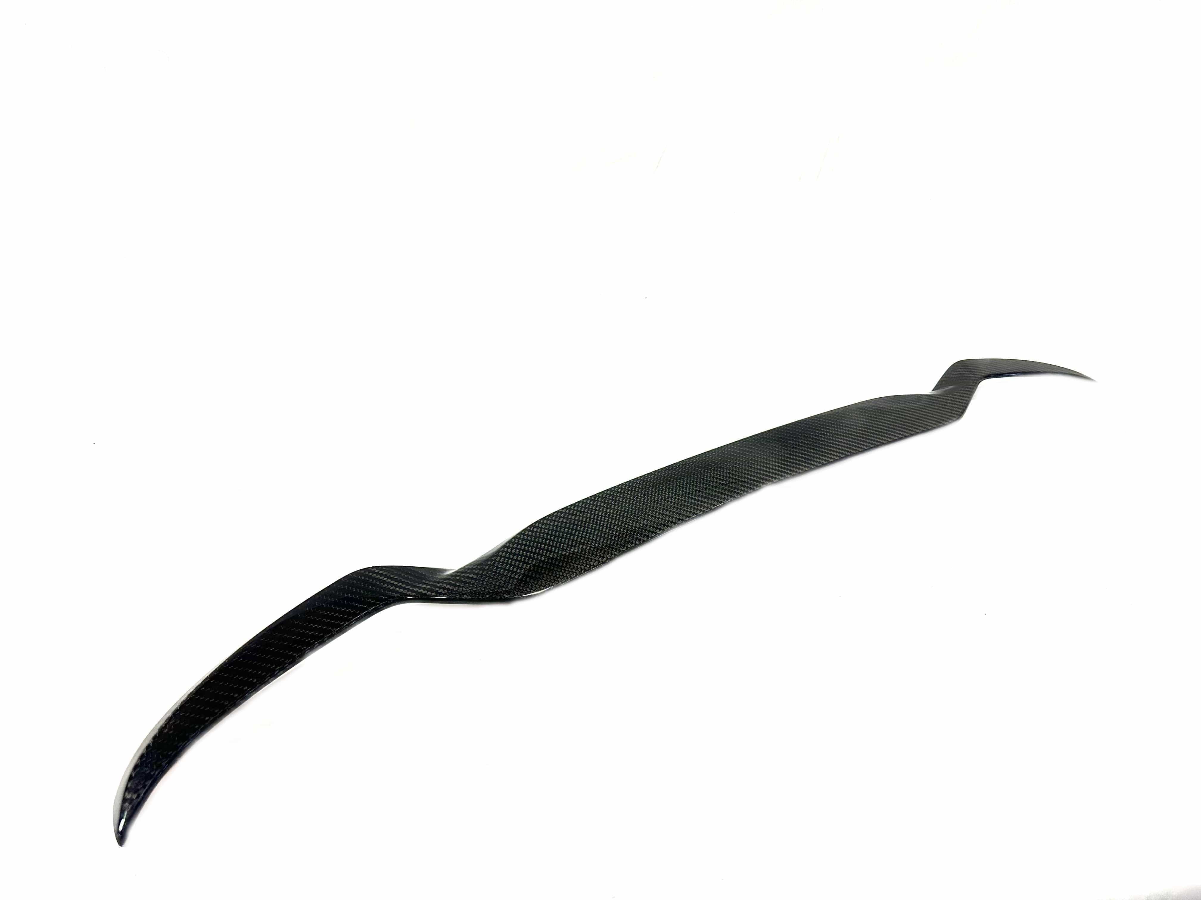 Kies Motorsports — front angle view of Kies Carbon F97 X3M Carbon Fiber S-Style Roof Spoiler Main image