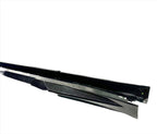 Kies Motorsports — rear angle view of Kies Carbon F97 X3M Dry Carbon Fiber S-Style Side Skirt Extensions